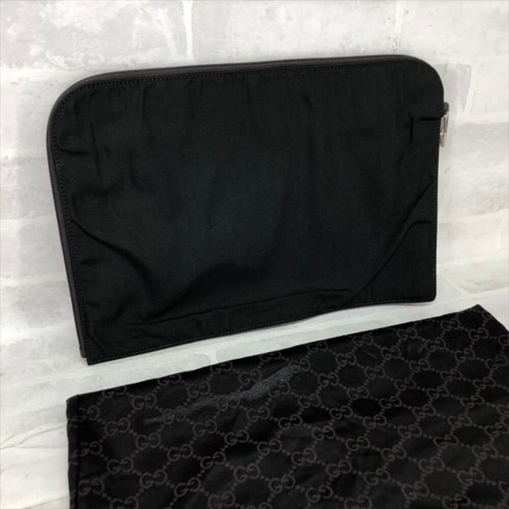 GUCCI Italian tablet case PC clutch bag black